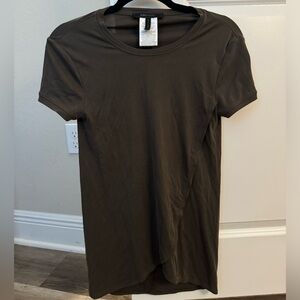BCBGMaxazria Olive Short Sleeve XS Top from Bloomingdale’s great condition